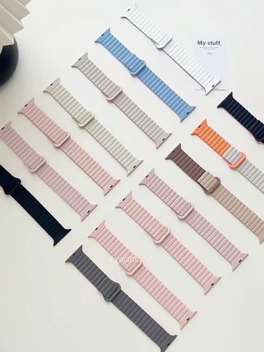 Silicone Magnetic Strap + Case For Apple Watch Band Ultra 10 9 8 7 6 5 4 3 2 1 - Picture 13 of 37