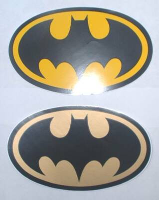 PAIR OF BATMAN GUMBACK STICKERS