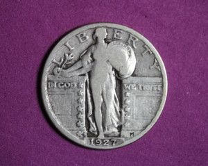 1927-S Standing Liberty Quarter #P16715