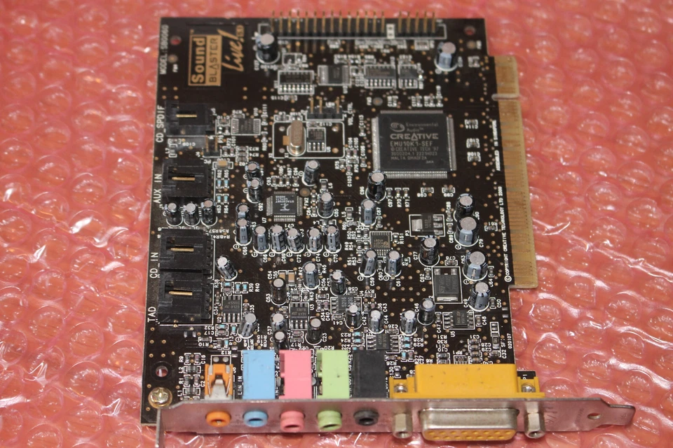 Creative Soundblaster Live! SB0060 - PCI Soundkarte - Win98/XP - Gameport MIDI