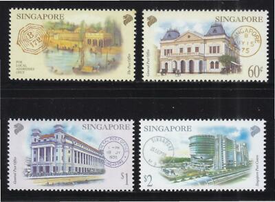 SINGAPORE 2000 POSTAL LANDMARKS COMP. SET OF 4 STAMPS SC#935-938