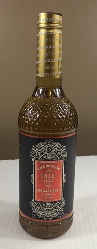 Cafe Mexicano dulce de leche sugar free flavored syrup 1 liter made in USA