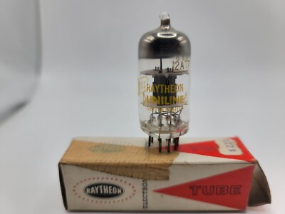 Raytheon 12AT7 Gray Plate Vacuum Tube 