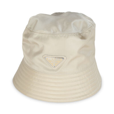 PRADA ￼Re-Nylon バケットハットベージュ