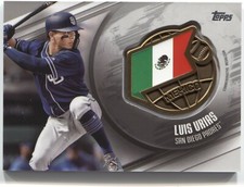 2020 Topps Series 1 LUIS URIAS Global Game Medallion - SAN DIEGO PADRES - Mexico