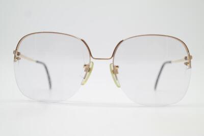Vintage Brille Silhouette 6000 Goldbronze Halbrand Brillengestell eyeglasses