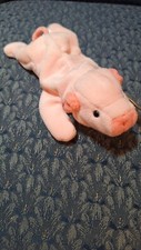 Ty Beanie Baby Squealer the Pig 1993 with Swing Tag Error