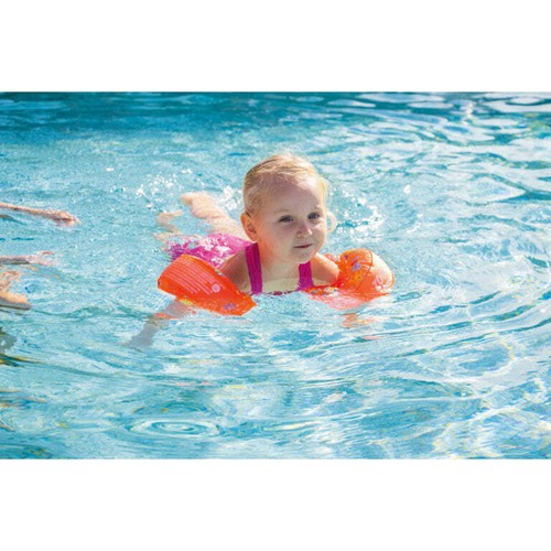 Zoggs Arm Bands Zoggy Orange Float Swimming Pool Rings Buoyancy Aid Kids Swim - Picture 4 of 4