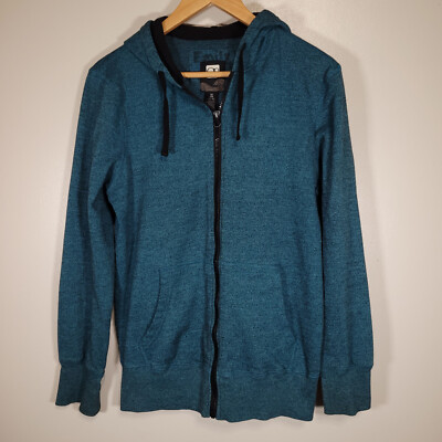 OP Ocean Pacific Women's S Teal Blue Full Zip Hoodie