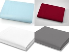 600 Thread Count Cotton Flat Sheet Only  100 Egyptian Cotton  Soft, Comfy