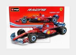 1/18 BURAGO - FERRARI - F1 SF-24 TEAM SCUDERIA FERRARI N 55 5th 18-16815-S-MIAM