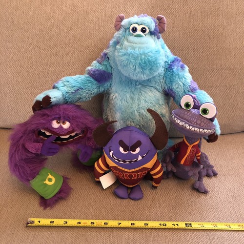 Disney Pixar Monsters University Inc Plush Lot of 4 Sully Randall Art Johnny - Picture 9 of 9