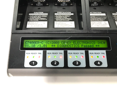 Cadex C7400ER-C 4-Station Battery Analyzer Tester & 07-110-0115