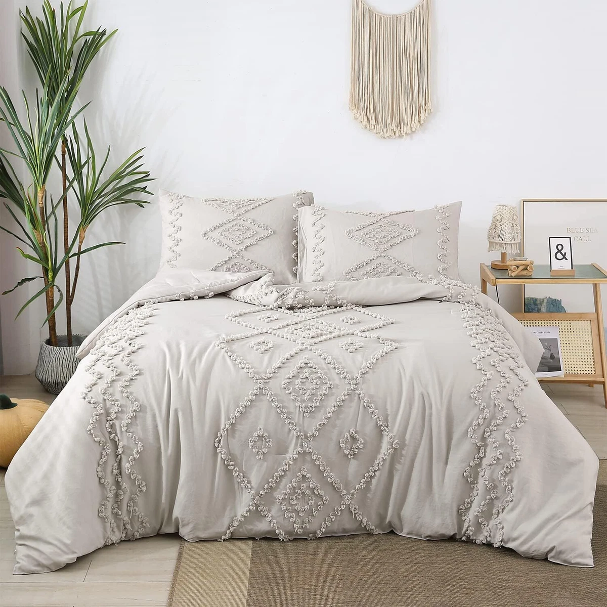 Cream king sale size comforter
