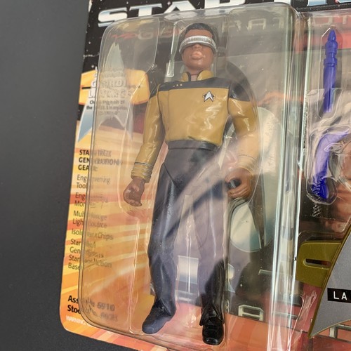Star Trek Generations- Playmates Figure Lieutenant Commander Geordi LaForge - Picture 7 of 7