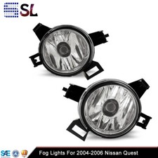 Pair Fog Lights For Nissan Altima 2005-2006 Clear Lens Lamp W Wiringswitch Kit
