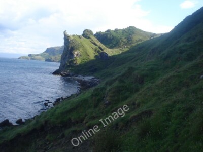 Photo 6x4 Rough coast  walk Loch a' Chadha-chu00e0rmaich Raasay east coa c2009