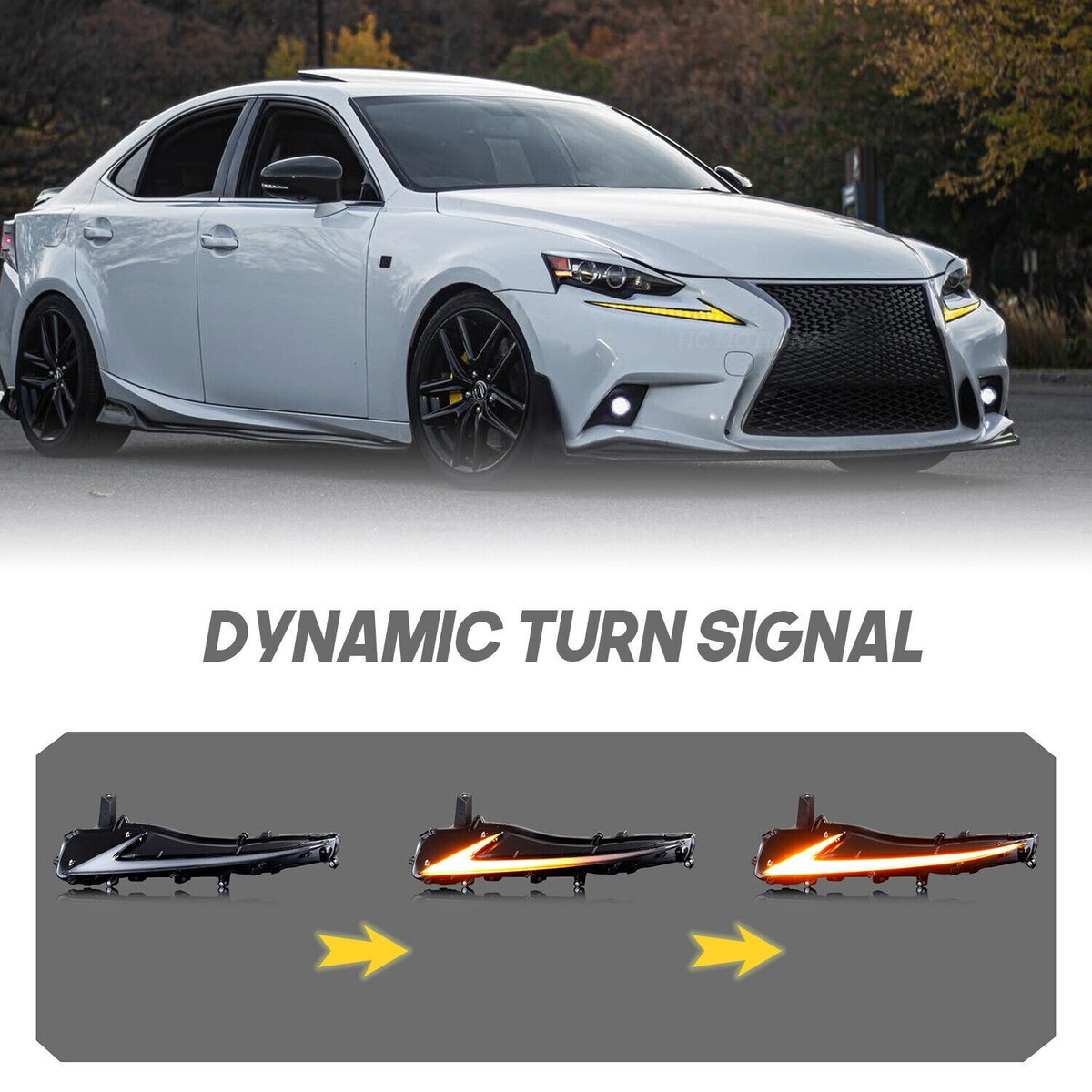 RGB LED DRL for 2013-2016 Lexus IS200t/300 IS250 350 IS-F w