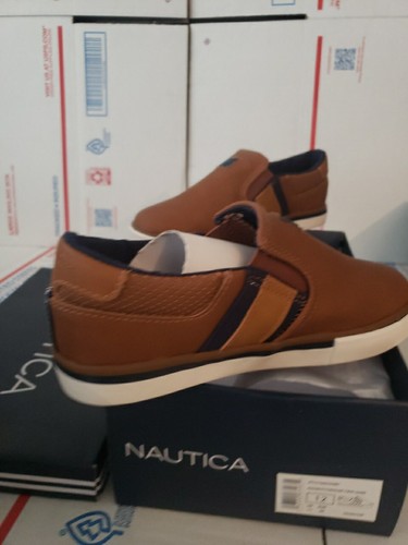 Nautica toddler size 12 Ori-t Tan/ivory, NIB, Boat Dress Casual Shoe #00s - Picture 13 of 24