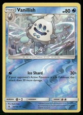 Vanillish 34/145 Uncommon Guardians Rising Pokemon Reverse Holo Lightly Played