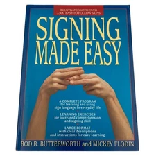 SIGNING MADE EASY Complete Program Learning American Sign Language ASL Paperback