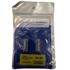 Smith  Warren 3/4" H Lieutenant Bars Collar Brass Rank Insignia Embossed