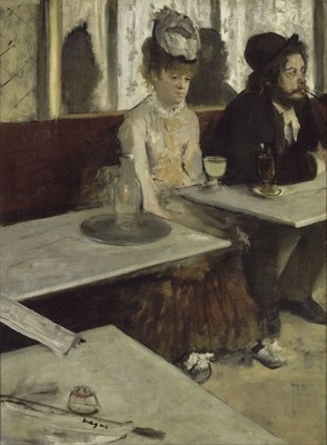 Edgar Degas Absinthe Drinker 1876 Vintage Art Photo Reprint Wall Art