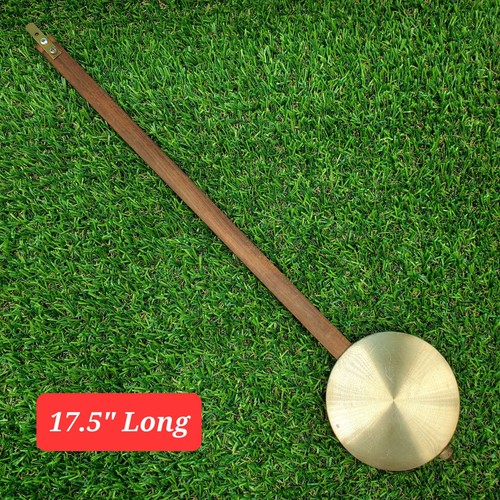 (Vintage) Wood Rod Clock Pendulum 17.5" Long 3.5" Brass Bob Japan