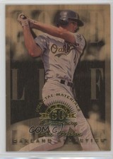 1998 Leaf Fractal Foundation Gold Rookie Materials 223/200 Ben Grieve (Wood) g5i