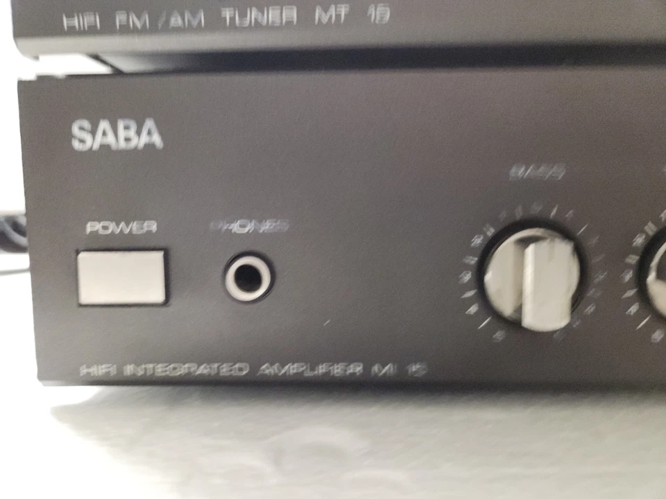 Amplificatore e amplificatore stereo integrato SABA MI 15 e radio sintonizzatore SABA MT 15  - Immagine 2 di 4