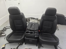 2020-2025 Gm 2500-3500 Whole Front Row Seat Black Leather 402040 Crew Cab