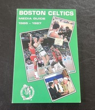 Vintage 1986-87 Boston Celtics Complete Media Guide-Larry Bird/Red Auerbach NM