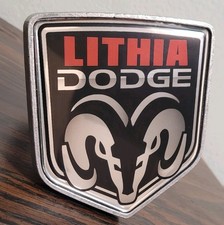 Lithia Motors Dodge Ram Aluminum Tow Hitch Cover 2 Inch Hitch Ram 1500