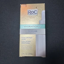 ROC Hydration + Serum Hyaluronic Acid & Collagen Proteins - 1 FL OZ (30 ML)