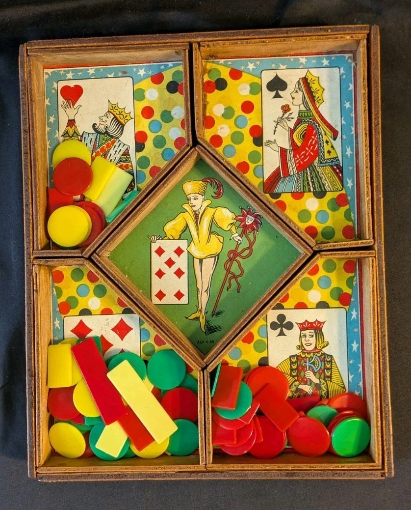 Jeu Du Nain Jaune Ancien, Jeu De Société Traditionnel, Occasion
