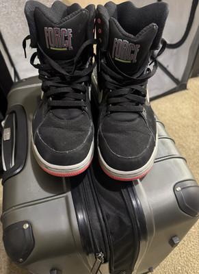 Nike Air Force High Top Men's Athletic Sneakers Black Gray Teal Pink