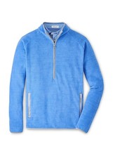 Peter Millar Liberty Blue Fade Half-Zip MF24EZ28 Pullover Fleece NWT M