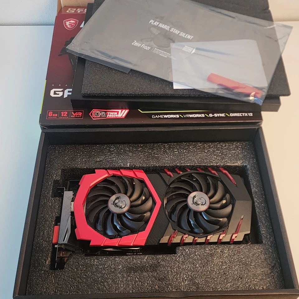 MSI NVIDIA GeForce GTX 1060 6GB GDDR5 Graphics Card - GTX1060GAMINGX6G - Image 4 of 4