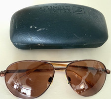 VTG SERENGETI ROSE CRYSTAL AVIATOR SUNGLASSES w/Case SEE Photos  Description