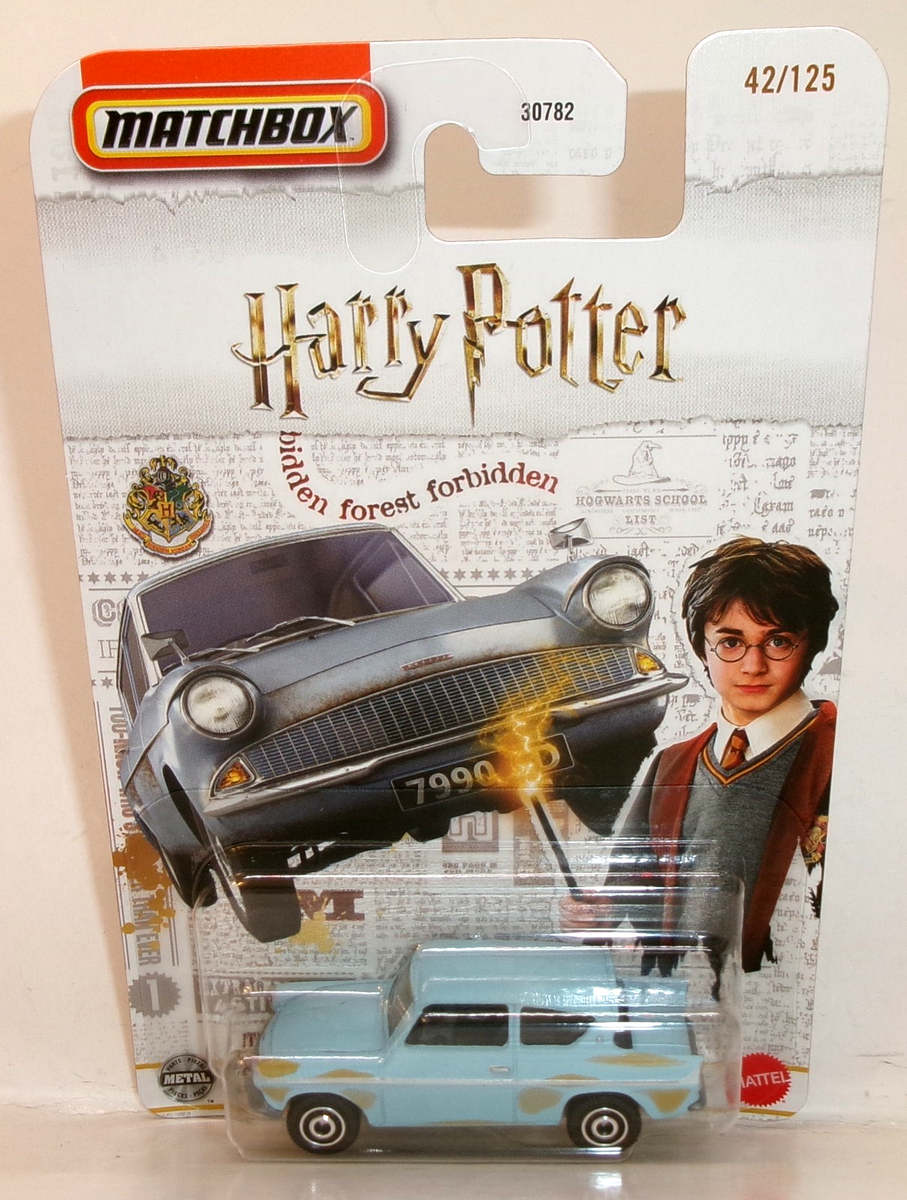 2025 MATCHBOX 1:64 MBX HARRY POTTER 42/100 LIGHT BLUE 1962 FORD