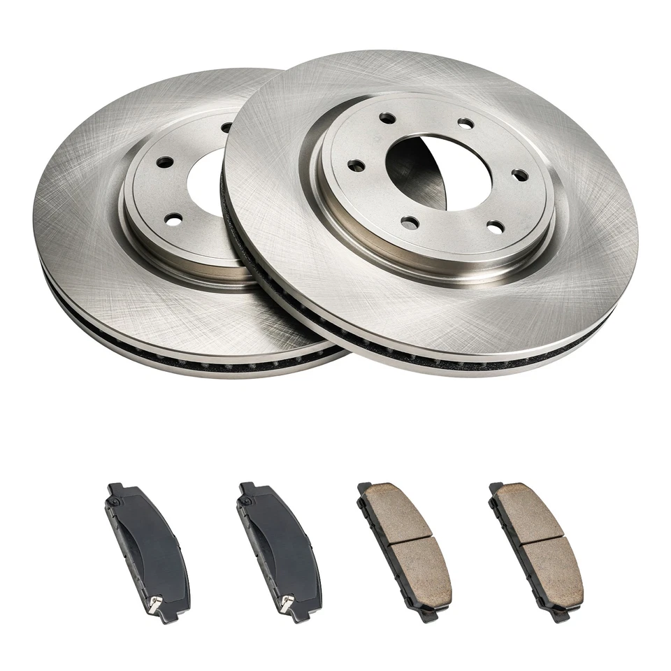 Kit de almohadillas cerámicas delanteras y rotores sólidos para Nissan Armada 2012-2014 6PR1200852 Foto 4 de 4