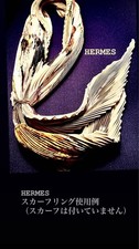Used HERMES pleated scarf "PLAZA DE TOROS" bullfighting are