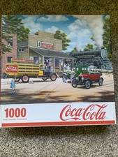 New 2013 Springbok Coca-Cola 1000 Piece Jigsaw Puzzle All Aboard MADE IN USA 