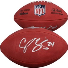 Champ Bailey Denver Broncos Autographed Duke Full Color Football