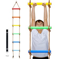 6.8ft Climbing Rope Ladder for Kids or Adult - Climbing Game for Swing Accessori