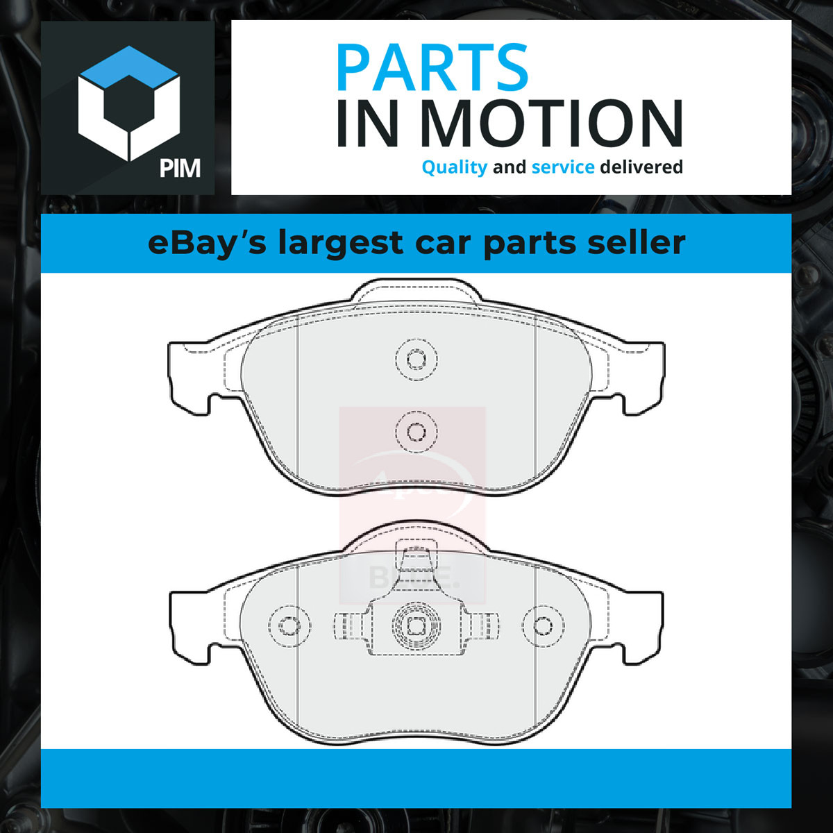 Brake Pads Set fits RENAULT ESPACE Mk4 2.0D Front 2006 on 410607613R 410607716R