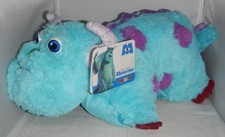 Monsters Inc Sulley Stuffed Animal Walt Disney Pixar 16" Pillow Pet Plush