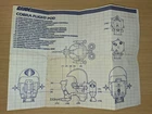 GI Joe 1985 Flight Pod Vehicle Blueprints Instructions Original Hasbro ARAH