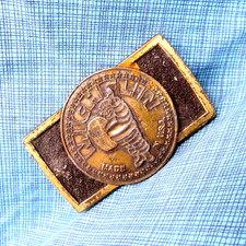 Michelin Man USA Tire Promo Belt Buckle Cars Trucks Auto Vintage 70s   .SHY712