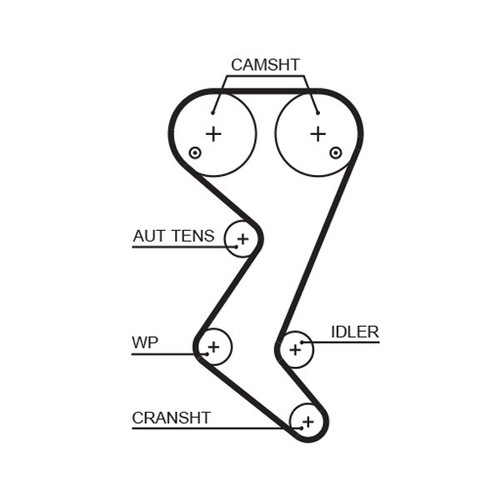 WATER PUMP & TIMING BELT SET KP25608XS FOR PEUGEOT 308/SW/CC 407 EXPERT/Van 2.0L - Picture 3 of 7